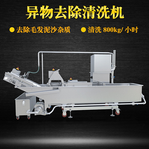 水果自動(dòng)清洗機(jī)，有效清洗，去除泥沙