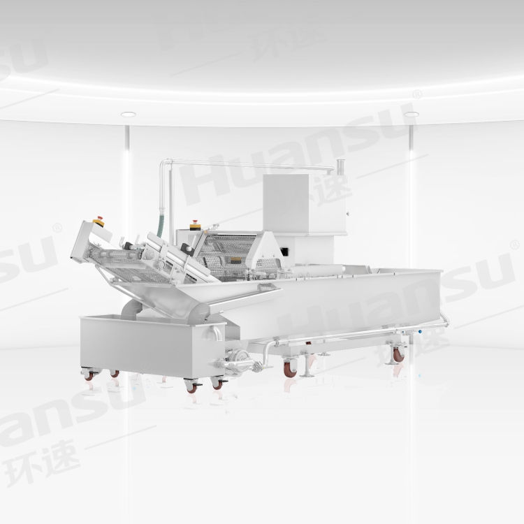 自動氣泡式洗菜機哪家好蔬菜生產(chǎn)線必選設備,循環(huán)水系統(tǒng),機身304不銹鋼設計